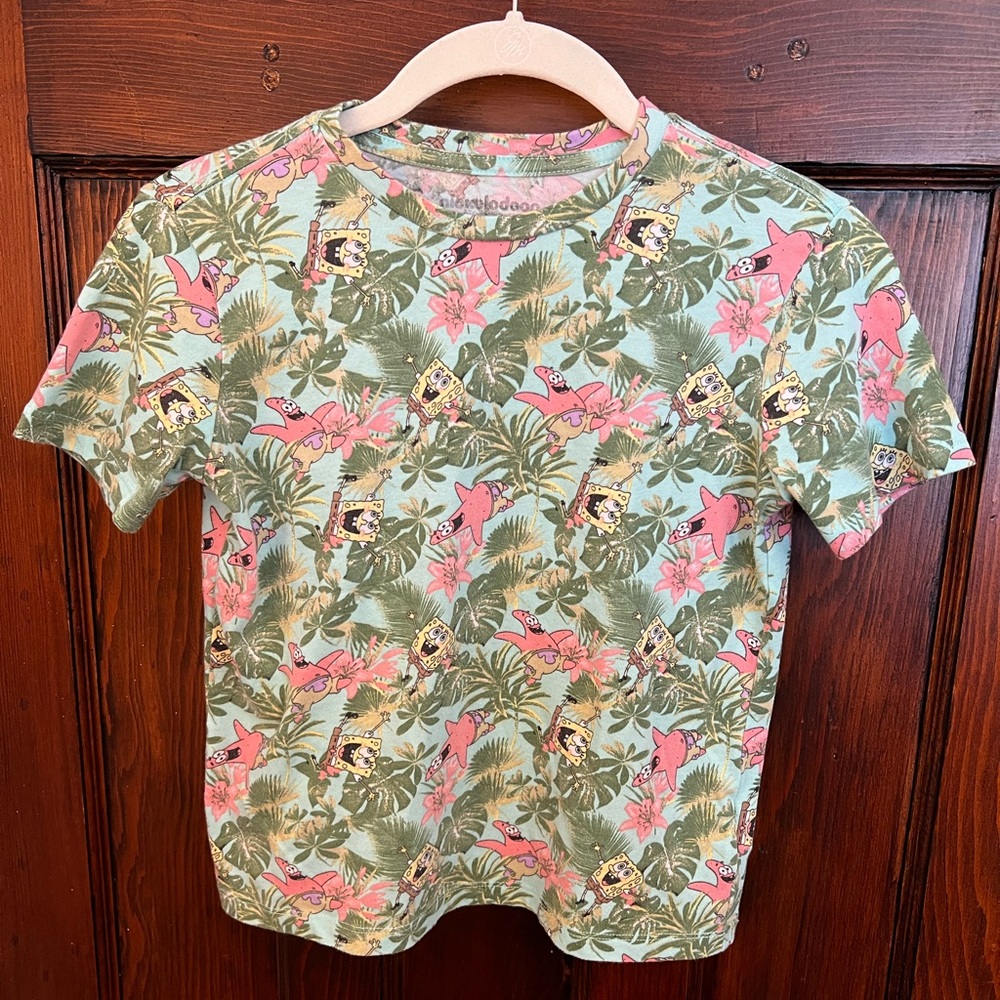 Kids’ M SpongeBob all over print tshirt